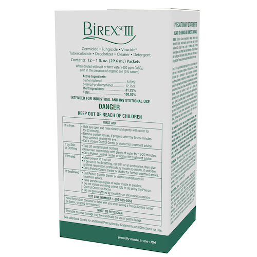 Birex SE III Solution Disinfectant Operatory Pack 1 oz 12/Pk thumbnail 11