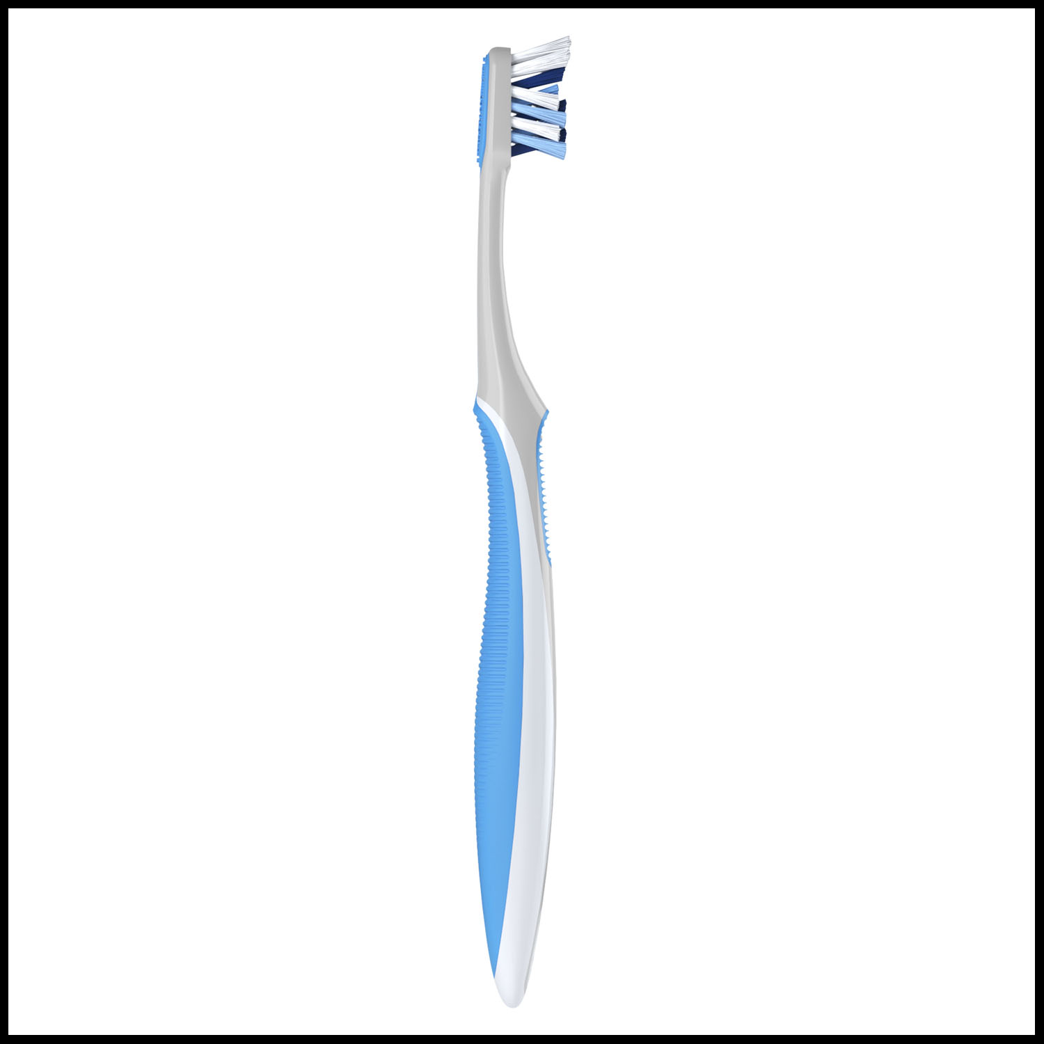 Oral-B CrossAction Manual Toothbrush Adult Compact Blue 12/Bx product image