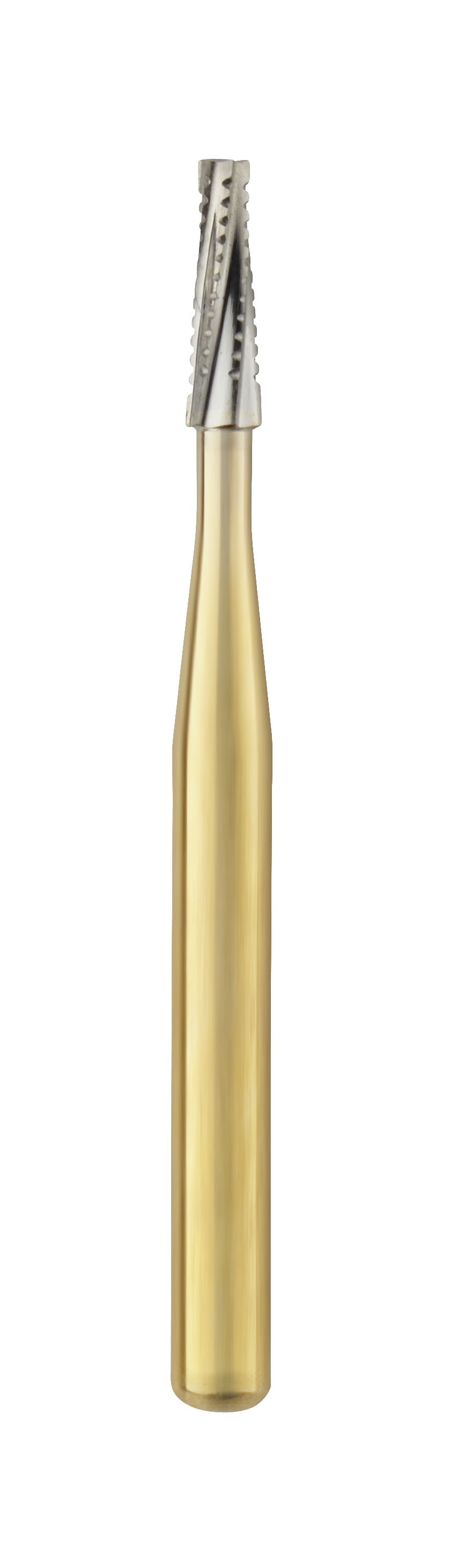 Great White Gold Series Carbide Burs, FG, Taper Flat End Fissure, # 701, 10/Pk, 18223 thumbnail 11