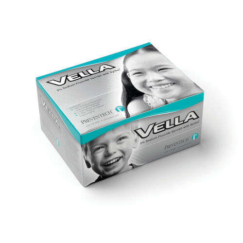 Vella Fluoride Varnish Bulk Pack 5% NaF 0.5 mL Spearmint Clear 100/Bx thumbnail 9