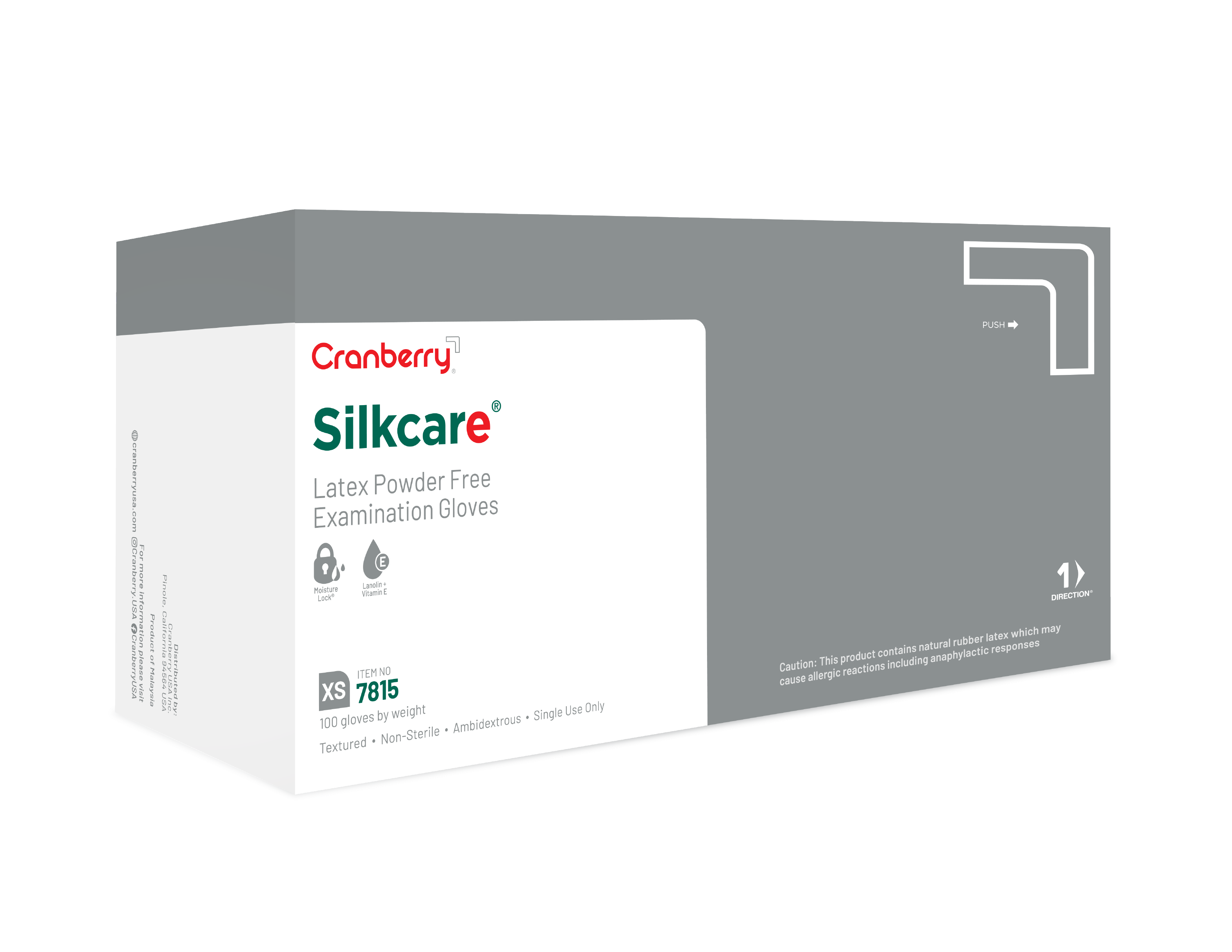 Silkcare PF Latex Gloves X-Small 100/Bx thumbnail 3