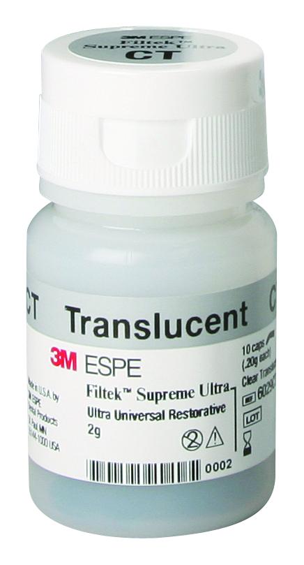 Filtek Supreme Ultra, Capsule Refill, 0.2 g, Clear Translucent, 10/Pk product image
