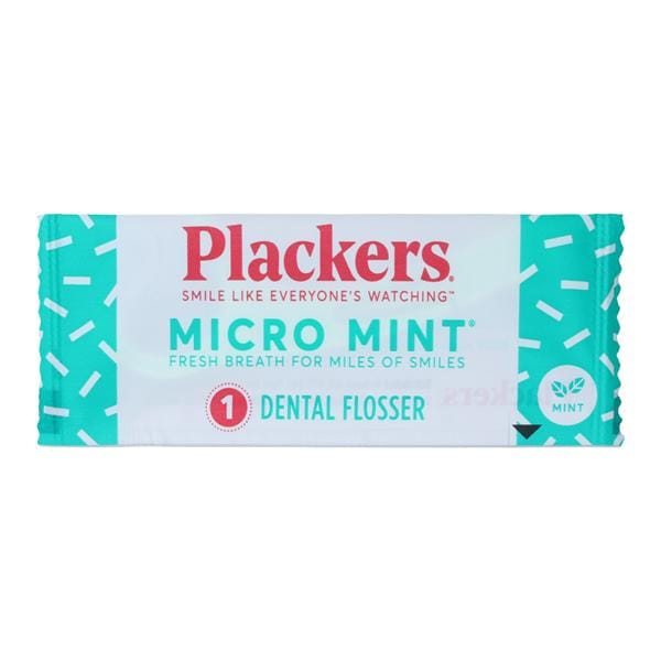Plackers Flossers Single Packs Micro Mint 1000/Pack 303870518 product image