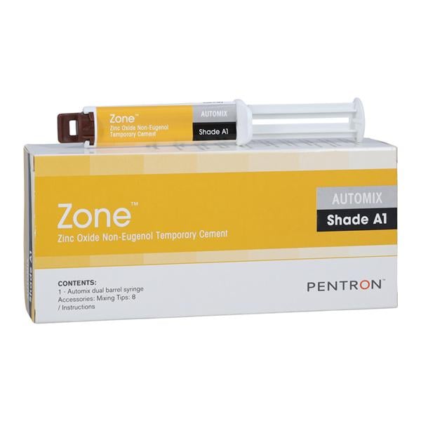 ZONE Zinc-Oxide Non-Eugenol Temporary Cement A1 4 Gm Automix Package 4gm/Ea product image