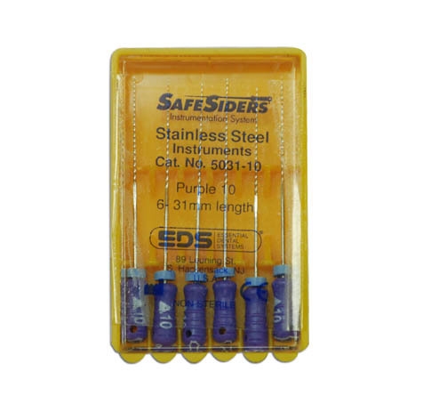 SafeSider Stainless-Steel Hand Reamers, 31 mm, 0.02 Taper, # 10, Purple, 6/Pk, 5031-10 product image