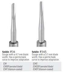 Elevator, Seldin, Straight, # 510 Large Tapered Hexagon Handle, # 34S, 1/Pk, E34S thumbnail 12