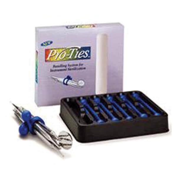 Pro-Ties Instrument Bundling System, Silicone, Blue, 6/Pk, 650102B thumbnail 8