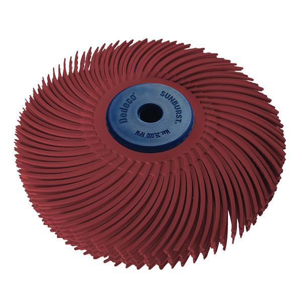 Sunburst Finishing & Polishing Abrasive Wheel Red Ea thumbnail 2