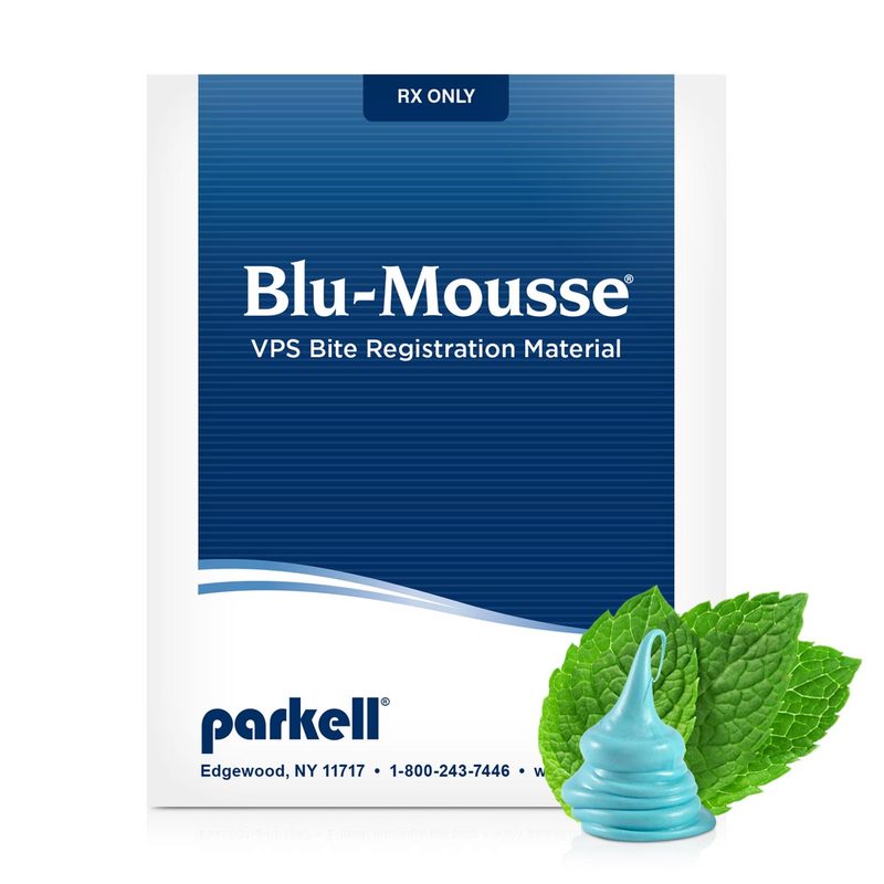 Blu-Mousse Bite Registration 30 Second Set Unflavored Splt Crtrdg Pkg 2/Pk thumbnail 12
