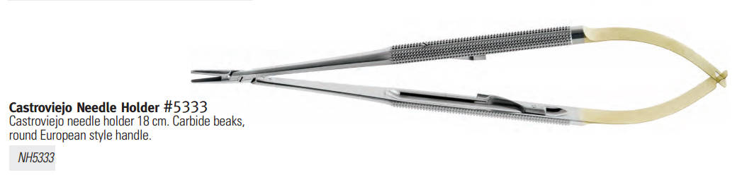 Nordent Needle Holder Crbd Locking SS/Tung Carb Stl Bld 7 in Ea product image