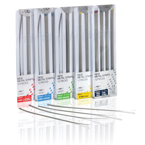 Metal Finishing Strips, Refill, # 300-C Width Mesh, 90 Micron, 4 mm, Coarse, Blue, 12/Pk, 000258 thumbnail 5