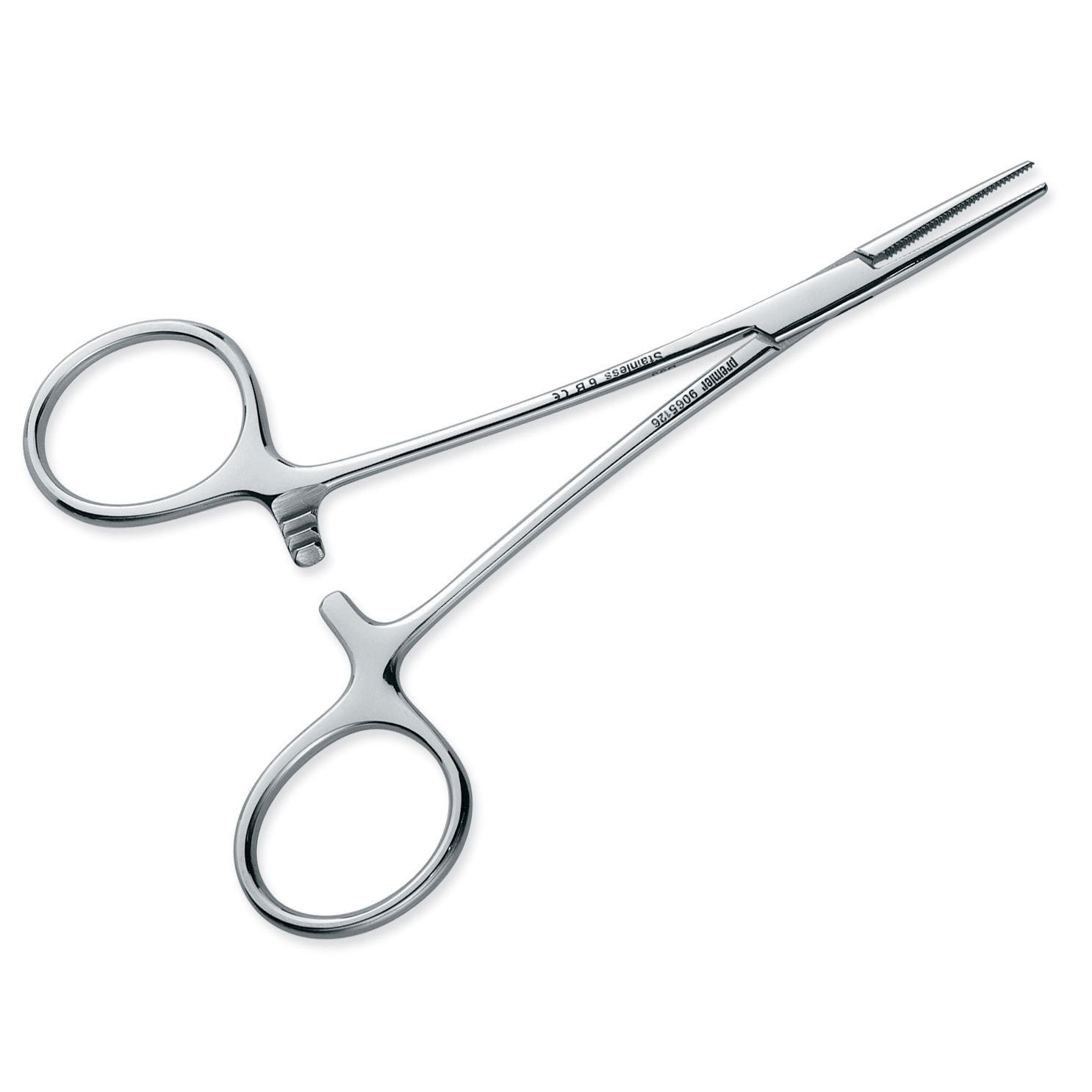 Hemostat, Straight, Stainless Steel, 4-3/4", 1/Pk, 9065126 thumbnail 6