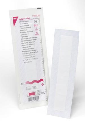 3M MEDIPORE +PAD SOFT CLOTH ADHESIVE WOUND DRESSING 3573 product image