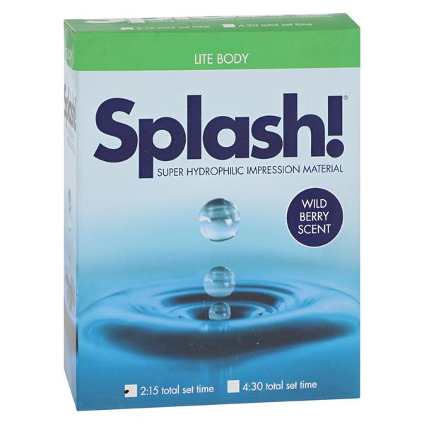 Splash! VPS Impression Material, Cartridge Pack, Lite Body, Half-Time Set, 48 ml, Wild Berry, 2/Pk, SPD1231 thumbnail 10