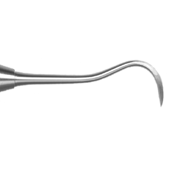 QUALA HAND INSTRUMENTS - HYGIENE 3/8" ROUND HANDLE #6 SH5-33/6Q - QUALA HAND INSTRUMENTS - HYGIENE 3/8" ROUND HANDLE #6 SH5-33/6Q - Image 1