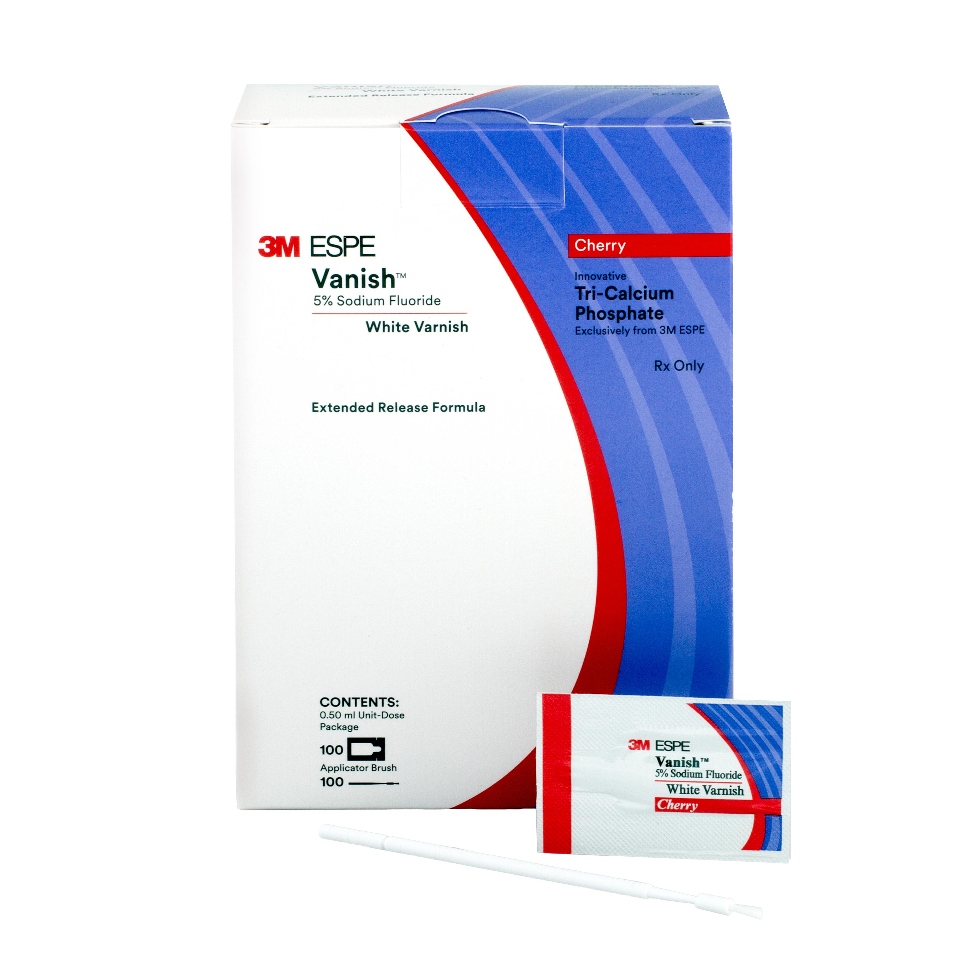 3M™ Vanish™ Varnish Clinic Pack 5% Sodium Fluoride 0.5 mL Cherry White 100/Pk thumbnail 23