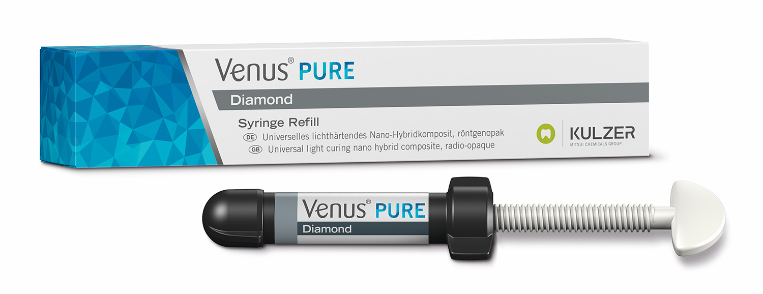 Venus Diamond Composite Syringe Pure Light Universal 4 Gm Syringe thumbnail 7
