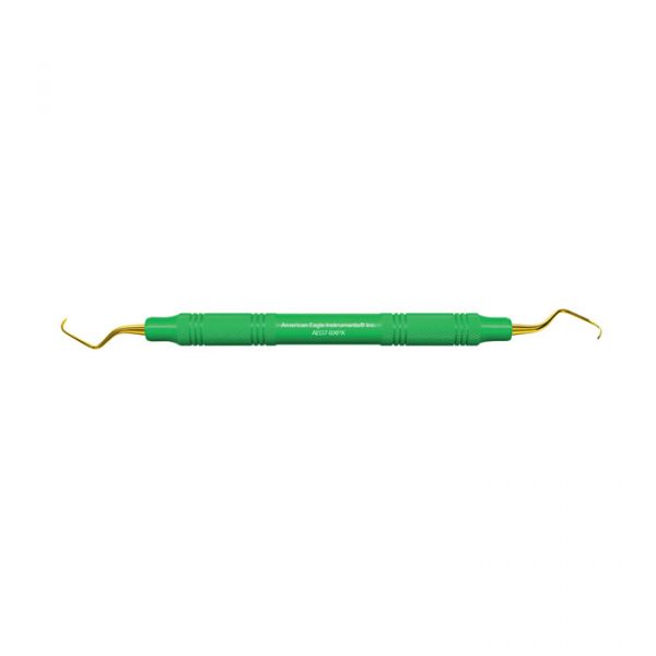 Standard Gracey Curette, XP, # 7-8, Pre-Molar/Molar, EagleLite Handle, Resin, 3/8", Green, 1/Pk, AEG7-8XPX thumbnail 8