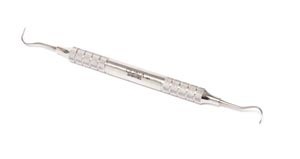 Titanium Implant Scaler, 6-7 Anterior Offset Sickle, # 6 Handle, 1/Pk, SIH6H7/6Q - Titanium Implant Scaler, 6-7 Anterior Offset Sickle, # 6 Handle, 1/Pk, SIH6H7/6Q - Image 1