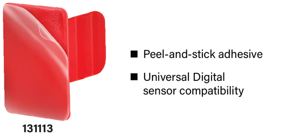 EzAim Disposable Adhesive Sensor Bite Tab Red 50/Pk thumbnail 7