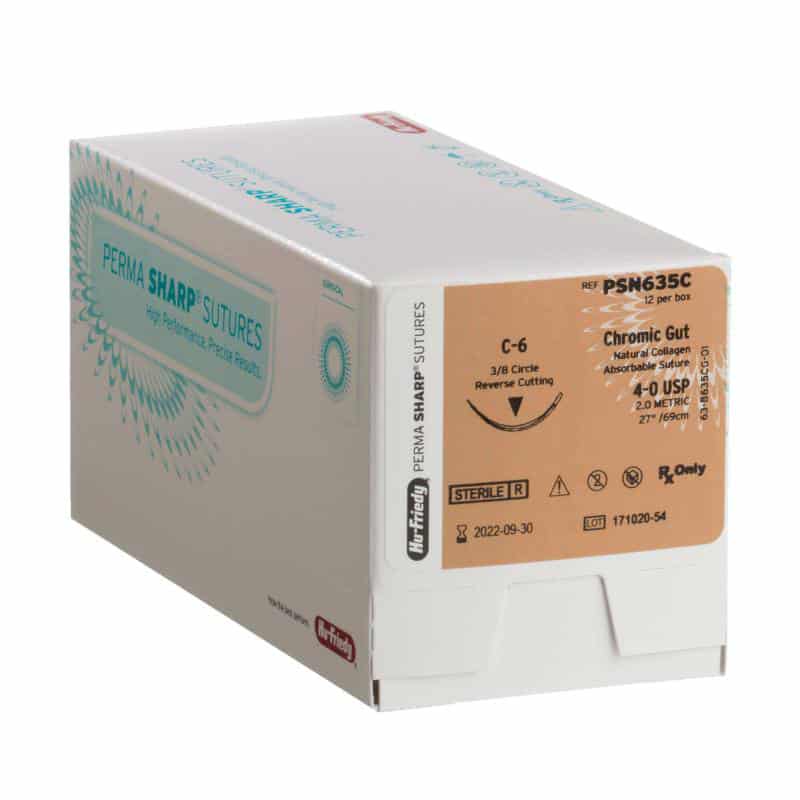 Suture Chromic Gut C-1 Needle 6-0 Box of 12 thumbnail 7