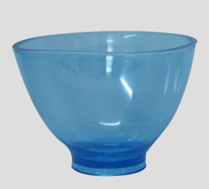 Candeez Flexible Mixing Bowl, Plastic, 600 cc, Large, Unscented, Blue, 1/Pk thumbnail 10