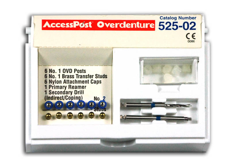 Size 2 AccessPost Indirect/Coping Overdenture Refill Kit - Size 2 AccessPost Indirect/Coping Overdenture Refill Kit - Image 1