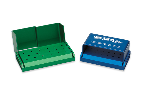 Two Striper Bur Block Aluminum 17 Hole Green Swivel Lid Ea thumbnail 4