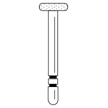 Two Striper Diamond Burs, FG, Wheel, 863, 4.7 mm, Coarse, Green, 5/Pk, 2015545 thumbnail 12