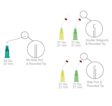 OptiProbe™ Needle Tips 27 Gauge 21mm Tip Yellow Pack of 20 - OptiProbe™ Needle Tips 27 Gauge 21mm Tip Yellow Pack of 20 - Image 1