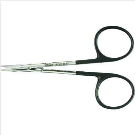 Gradle Curved Blunt Supercut Scissors  3-3/4” - Gradle Curved Blunt Supercut Scissors  3-3/4” - Image 1
