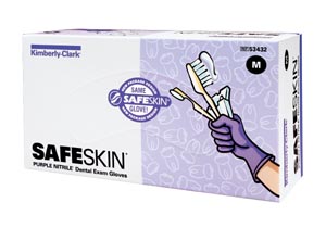 Purple Nitrile Dental Exam Gloves, Powder-Free, Medium, 100/Box thumbnail 12