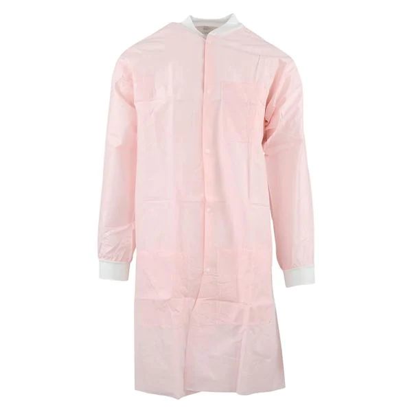 SafeWear Disposable High Performance Lab Coat, Small, Pretty Pink, 12/Pk, 8108-A thumbnail 13
