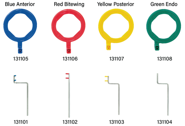 EzAim X-Ray Positioning Ring Bitewing Red, 131106 thumbnail 6