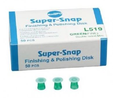 Super-Snap Disk Replacements, Polishing, CA, Mini, Double-Sided Grit, Fine, Green, 50/Pk, L519 thumbnail 12