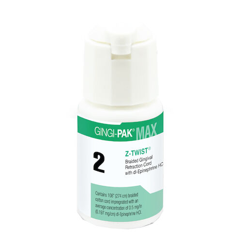 Gingi-Pak MAX Z-Twist Braided Epinephrine Size 2 Medium Ea product image