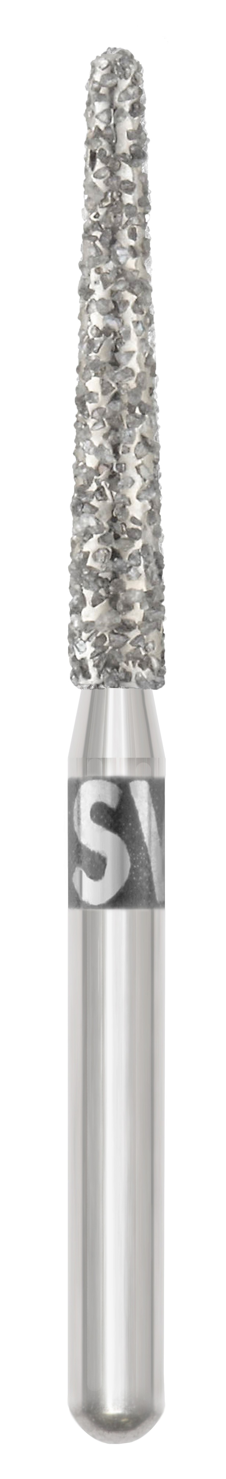 Diamond Burs, FG, Round End Taper, Super Coarse, Black, 1.8 mm, 850-018SC, 5/Pk, CC4LXC thumbnail 6