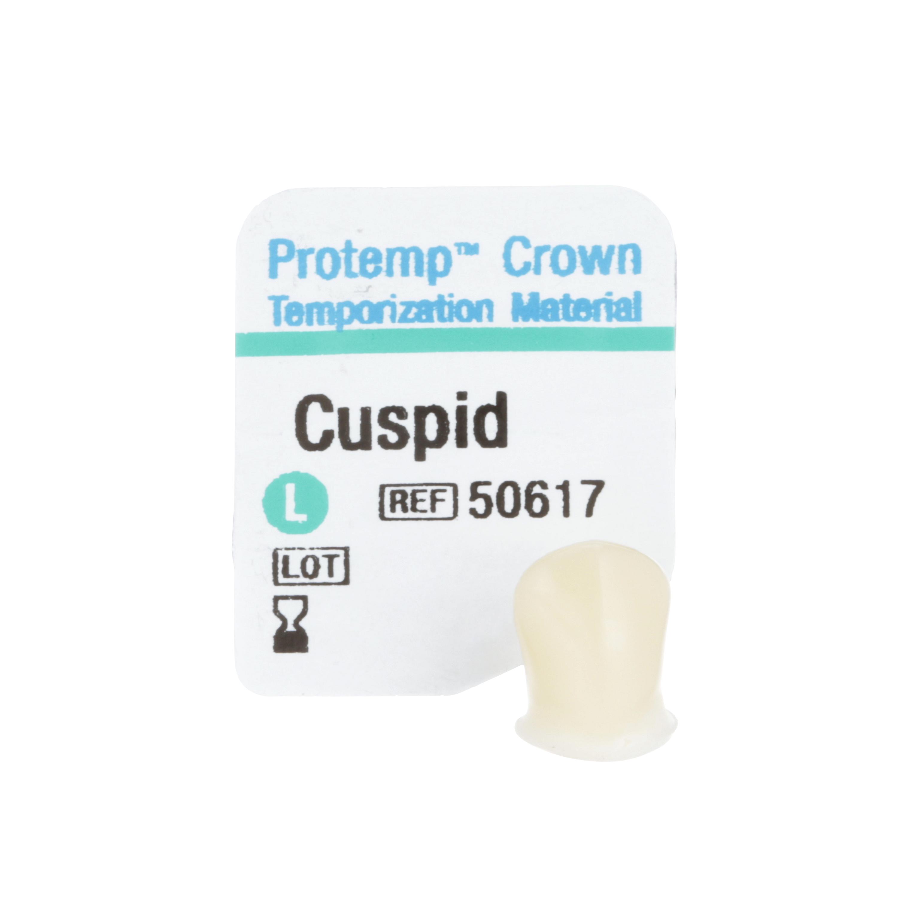 Protemp Crown Temporization Material, Adult, Refill, Large Cuspid, Universal Shade, 5/Pk thumbnail 6