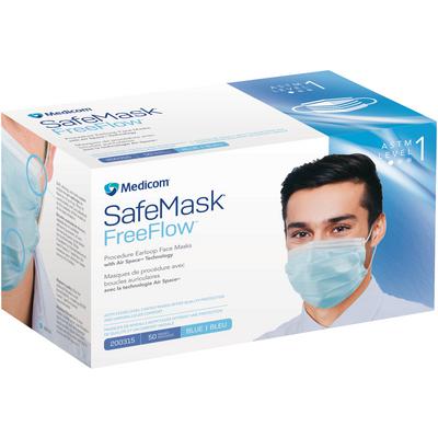 SafeMask FreeFlow Level-1 Masks 50/Bx Blue, 200315 thumbnail 8