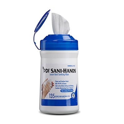 Sani-Hands Sanitizing Wipes Canister Fragrance Free 135/CN thumbnail 10