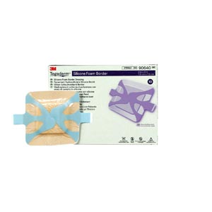 3M TEGADERM SILICONE FOAM BORDER DRESSING 90640 product image