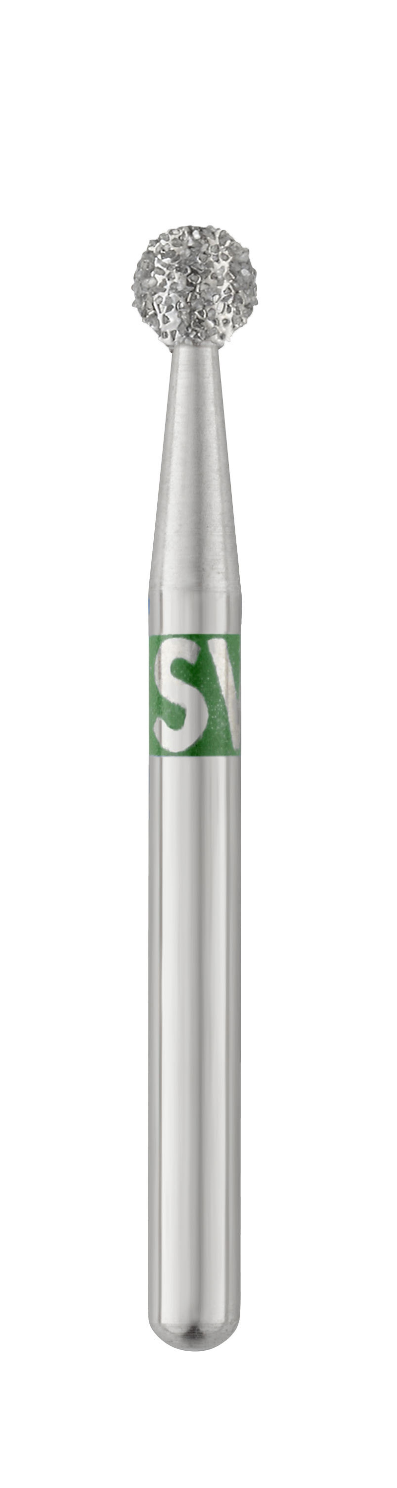 Piranha Diamond Single-Use Burs, FG, Round, # 801-021, 2.1 mm, Coarse, Green, 25/Pk, 801-021C thumbnail 11