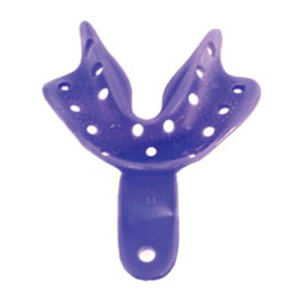 Tray-Aways Disposable Double Arch Edentulous Tray Perforated 4 M Lower 12/Pk thumbnail 7