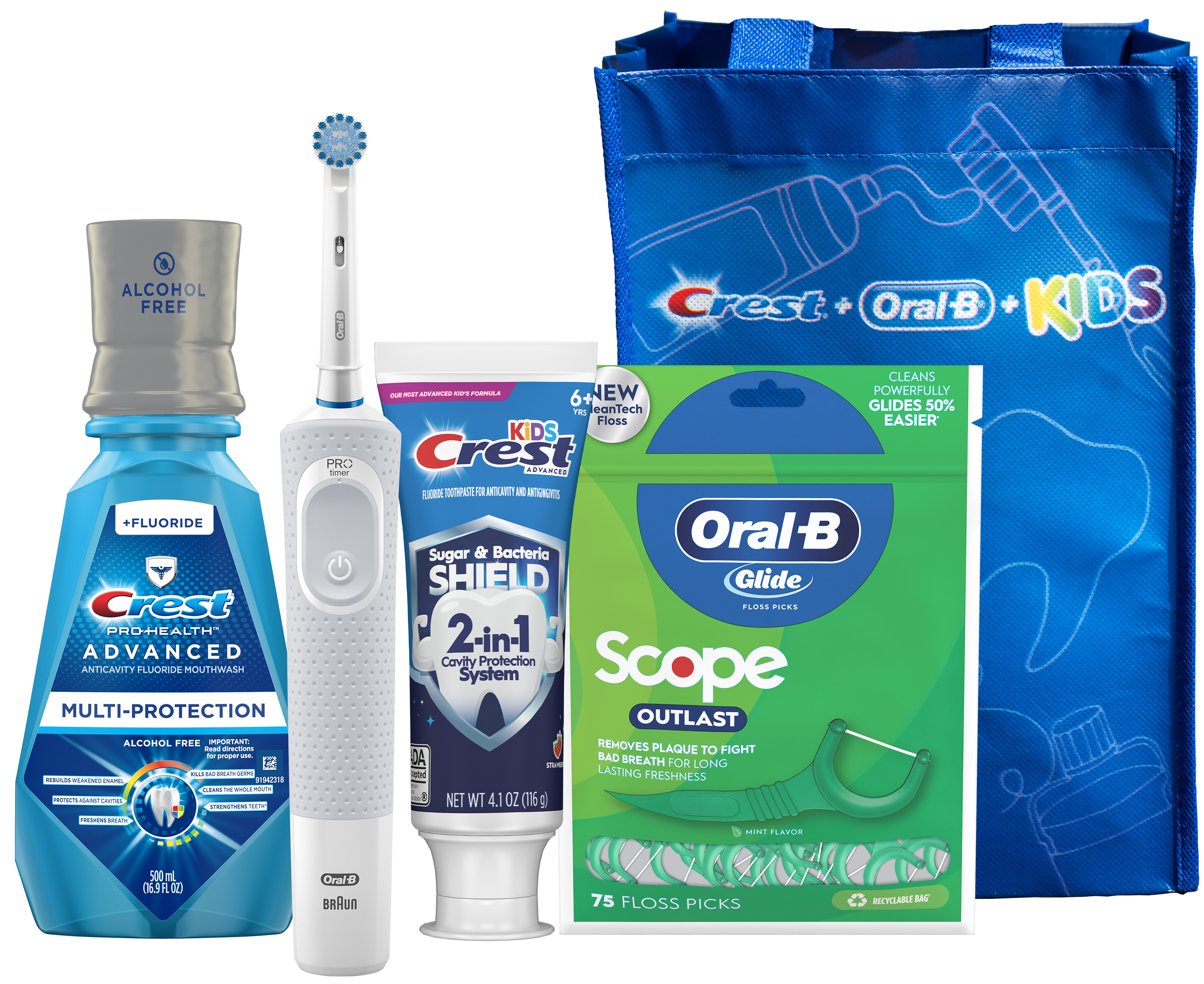 P&G Crest® + Oral-B® Kids 6+ Electric System Bundle thumbnail 4