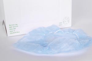 Barrier large bouffant nursing cap blue, 150/box product image