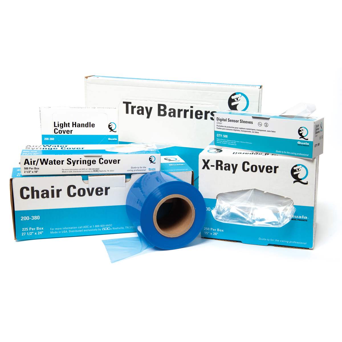 DDS Dental Supplies - Headrest Covers Clear 9-1/2' X 11' x 2' 250Bx - DDS Dental Supplies - Headrest Covers Clear 9-1/2' X 11' x 2' 250Bx - Image 1