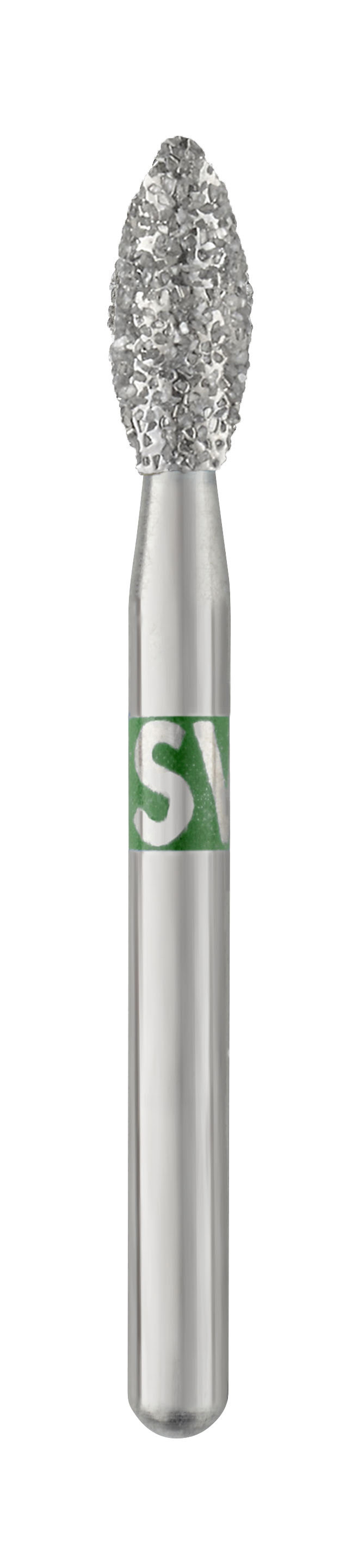 Diamond Burs, FG, Pointed Football, Coarse, Green, 2.3 mm, 368-023C, 5/Pk, C15C thumbnail 8