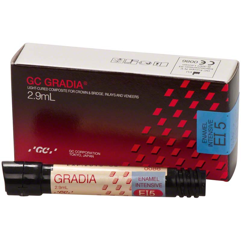 Gradia Light Cure Indirect Restorative Enamel E1 2.9mL/Ea thumbnail 3