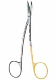 Black Line Curved Scissor 4.5 in Iris Ea product image