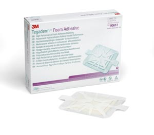 Tegaderm HP Foam Dressing 5-5/8x5-5/8" Sterile Square Adherent Absorbent LF product image